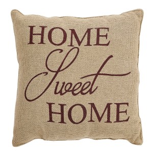 Charlton Home Powers Home Sweet Home 100% Cotton Throw Pillow CHLH5872